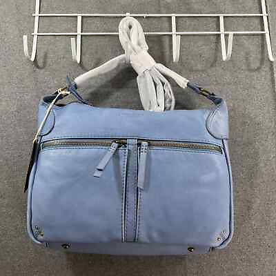 #ad American Leather Crossbody Handbags Glacier Blue Purse Medium Bags