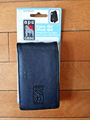 #ad Ape Case for iPod G4designed for Apple ipod7other MP3 Leather Black with Clip by