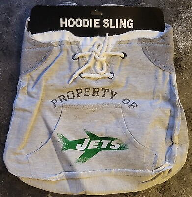 #ad New York Jets NFL Team Hoodie Sling Tailgate Tote Bag Purse