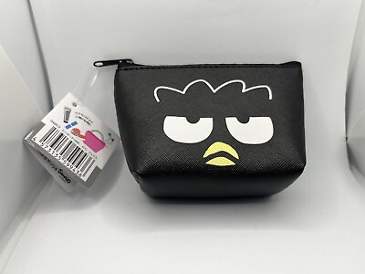 #ad Sanrio Characters Mini Pouch quot;Bad Badtz Maruquot; Face pattern From Japan Black