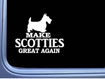 #ad Scottie Maga L736 Dog Scottish Terrier Sticker 7quot; decal