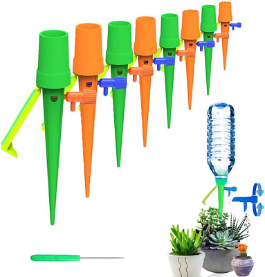 #ad Watering Devices Plant Self Watering Spikes System Automatic Irrigation Drippers