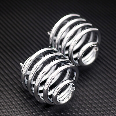 #ad 2quot; Motorcycle Barrel Solo Seat Springs for Harley Honda Bobber Chopper Dyna