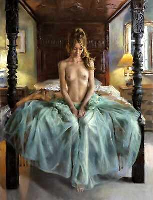 #ad Wall art Naked women Oil Painting Giclee art HD Printed on Canvas L3136
