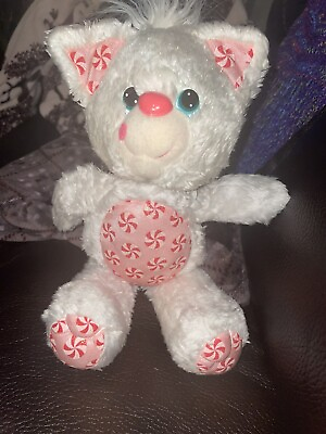 #ad Yum Yums Peppermint Kitty Plush Scented Cat Kenner Hallmark 1989 Vintage 14quot;
