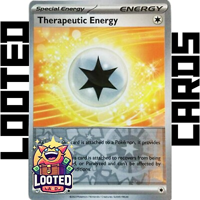 #ad Therapeutic Energy 193 193 Paldea Evolved Reverse Holo Pokemon TCG NM
