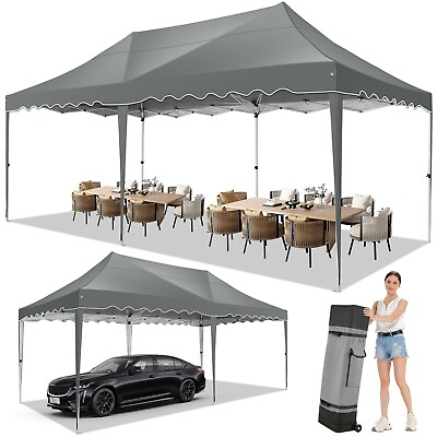 #ad 10x20FT Patio Canopy Tent Pop Up Portable Instant Commercial Party Tent Outdoor