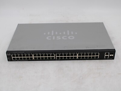 #ad Cisco Small Business SF200 48 10 100 48 Port Rack Mountable Network Switch