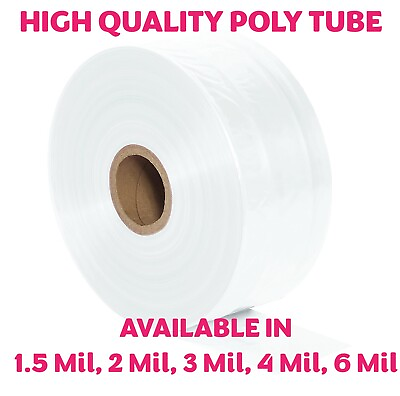 #ad Clear Poly Tubing Multiple Sizes 1 Plastic Roll to Make Impulse Heat Sealer Bags