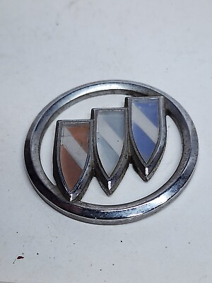 #ad Vintage Buick Ornament Emblem Shield Badge OEM Car Part Original Multi Color