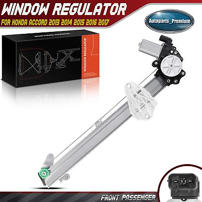 #ad Front Right Power Window Regulator with Motor Assembly for Honda Accord 13 17