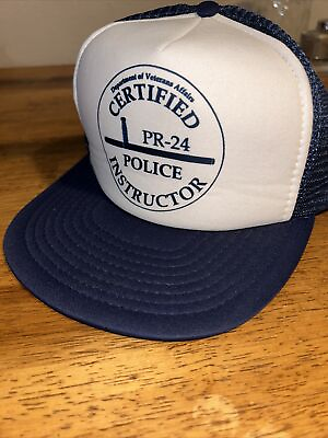 #ad Vintage PR 24 Instructor Police Cap