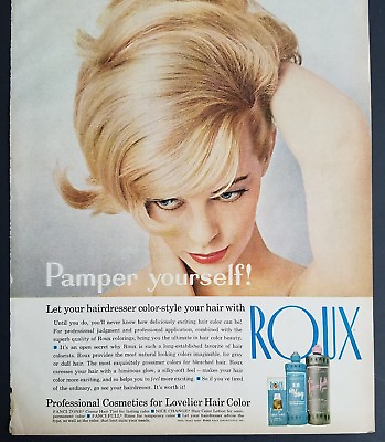 1966 ROUX FANCI FUL blond professional cosmetic for Lovelier hair color AD $9.99