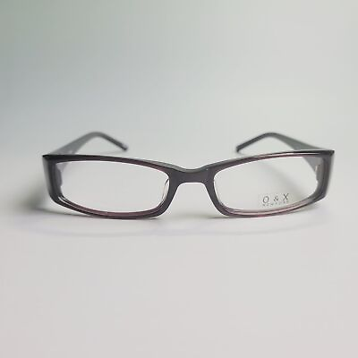 #ad Oamp;X New York OP 42 eyeglasses plum rectangular full frame thick 51 17 141 C7