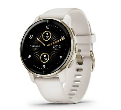 #ad Garmin G010 N2496 02 Venu 2 Plus GPS Smartwatch Gold Certified Refurbished