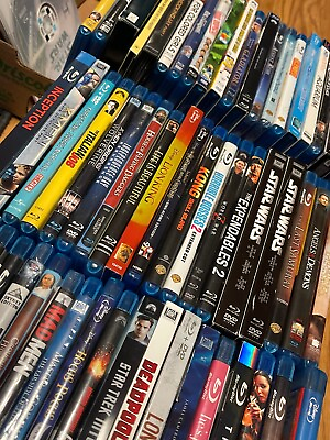 #ad BLU RAY DVD Lot Pick From 300 of Disney Action Comedy Horror Drama Westerns
