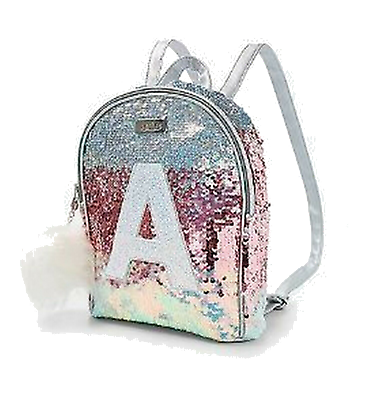 #ad Justice Initial Ombre Flip Sequin Mini Backpack **select Initial**