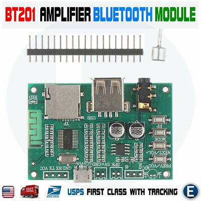 #ad BT201 Dual Mode 5.0 Bluetooth Lossless Audio Power Amplifier Board Module Tf