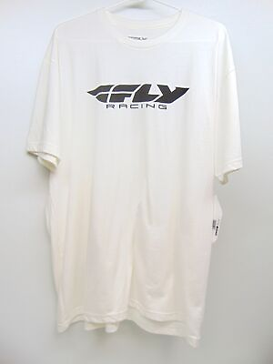 #ad Fly Racing Fly Corporate Tee White XL 352 0934X