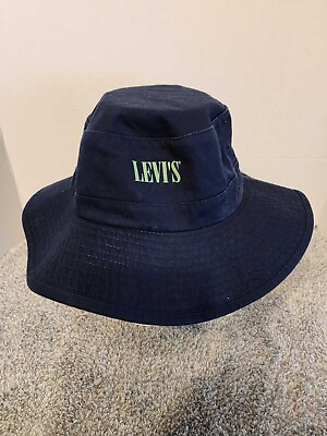 #ad Levi#x27;s Navy Blue Bucket Hat Size L X New with Tags Free Shipping