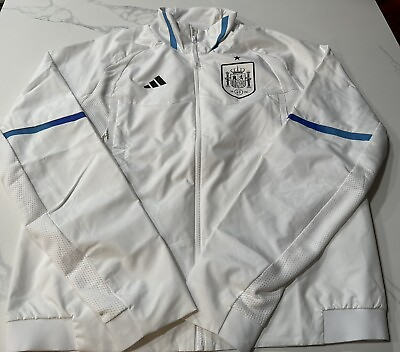 #ad Royal Spanish Football Federation Adidas Men’s Jacket Medium Retails For $140