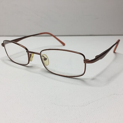 #ad Vintage Womens Design Optics Reading Glasses 255891.75 28914 Square Rose Gold