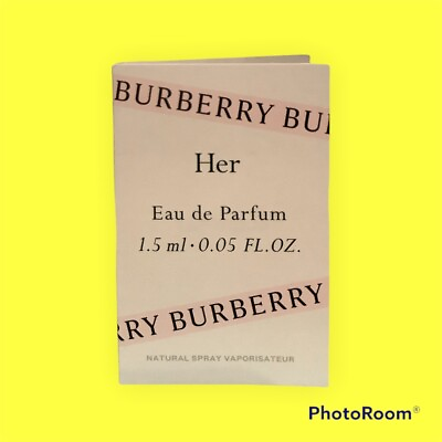 #ad BURBERRY Her ORIGINAL Eau de Parfum 1.5ml 0.05oz EDP Sample Spray Vial NEW