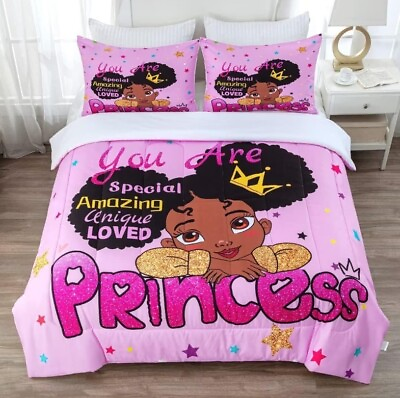 #ad Black Girl Comforter Sets TwinBlack Girl Magic Bedding SetAfrican American Gir