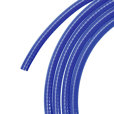 #ad Pneumatic Tubing Air Compressor Tube PU Braid High Pressure Hose 16.4Ft Blue