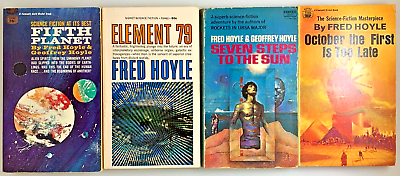 #ad Fred Hoyle 4 Vintage Paperback Books Science Fiction