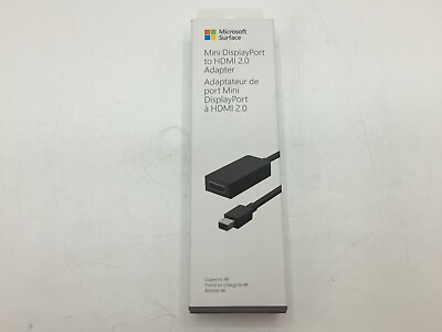 #ad New Microsoft Surface Mini DisplayPort To HDMI 2.0 Adapter Free Shipping