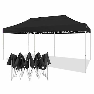 #ad AMERICAN PHOENIX 10x20 Pop Up Outdoor Canopy Tent White Frame