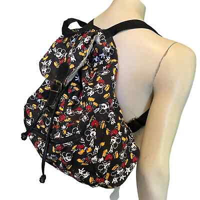 #ad Vintage 90s DISNEY Mickey amp; Co Classic Mickey Mouse Bucket Bag Backpack 17 x 13