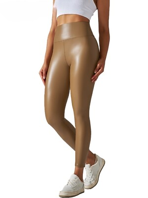 #ad Women Multi Color PU Leather Leggings High Waist Skinny Sexy Pu Pants