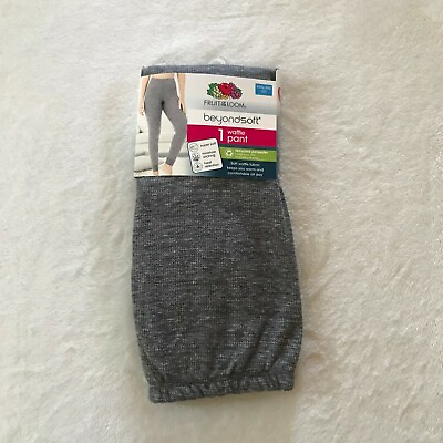 #ad Fruit of the Loom Women#x27;s Super Soft Thermal Waffle Pants Size XXXL 22 NWT