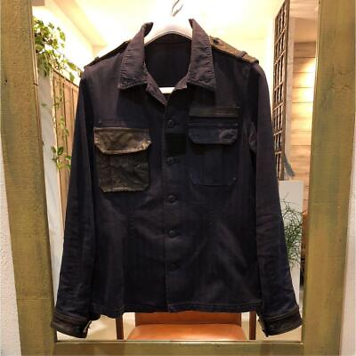 #ad Isamu Katayama Backlash M 65 Leather Switching Jacket
