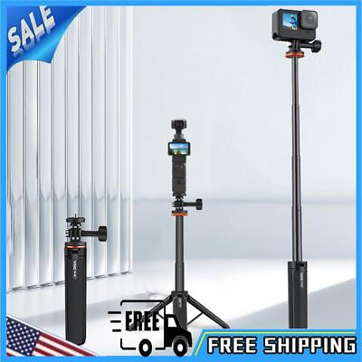 #ad 2in1 Tripod Lengthen Holder with 1 4 Thread Telescopic Rod for DJI Osmo Pocket 3