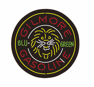 #ad 10quot; Vivid Gilmore Gasoline Blu Green Neon Sign Light Lamp Beer Bar Wall Decor