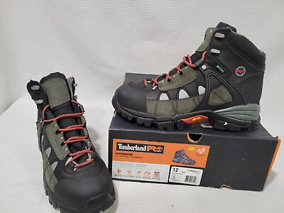 #ad Mens work boots timberland pro 12M hyperion soft toe no insoles