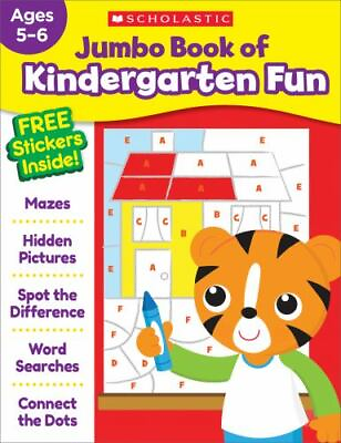 #ad Jumbo Book of Kindergarten Fun Workbook by Scholastic Teaching Resources paper