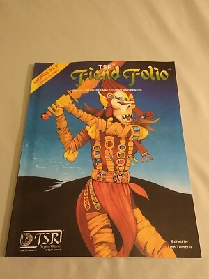 #ad Dungeons and Dragons Softcover Reprint of Fiend Folio