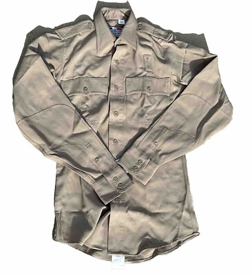 #ad Flying Cross Long Sleeve Poly Wool Uniform Shirt California Highway Patrol CHP