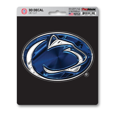 #ad New NCAA Penn State Nittany Lions Premium Vinyl Die Cut 3D Decal Sticker