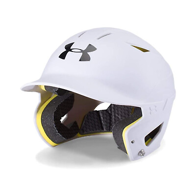 #ad Open Box Under Armour Converge Matte Batting Helmet Youth White