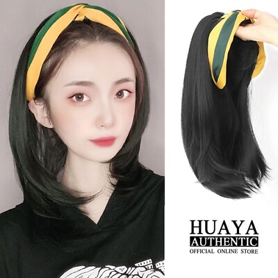 #ad Cute Short Long Straight Curly Synthetic Wigs Cap Hairband Hair Cosplay Hair