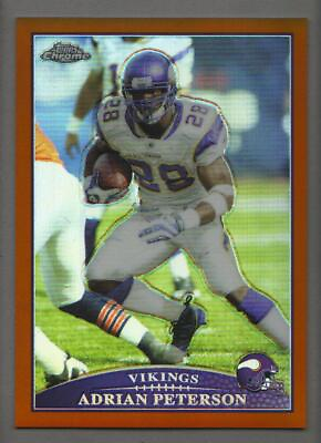 #ad 2009 Topps Chrome Football Copper Refractor #28 Adrian Peterson