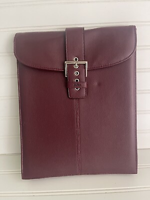 #ad Vintage Leather Rectangle Burgundy Envelope Casual Dress Buckle Retro Bag