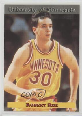 #ad 1992 93 Minnesota Golden Gophers Team Issue Robert Roe #12