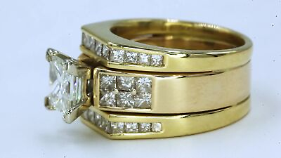 #ad 3 Carat GIA Certified VS1 Natural Princess Diamond Engagement Ring