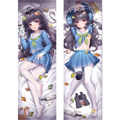#ad HOT Blue Archives Sleep with companions Equal body pillow Anime Long pillowcase